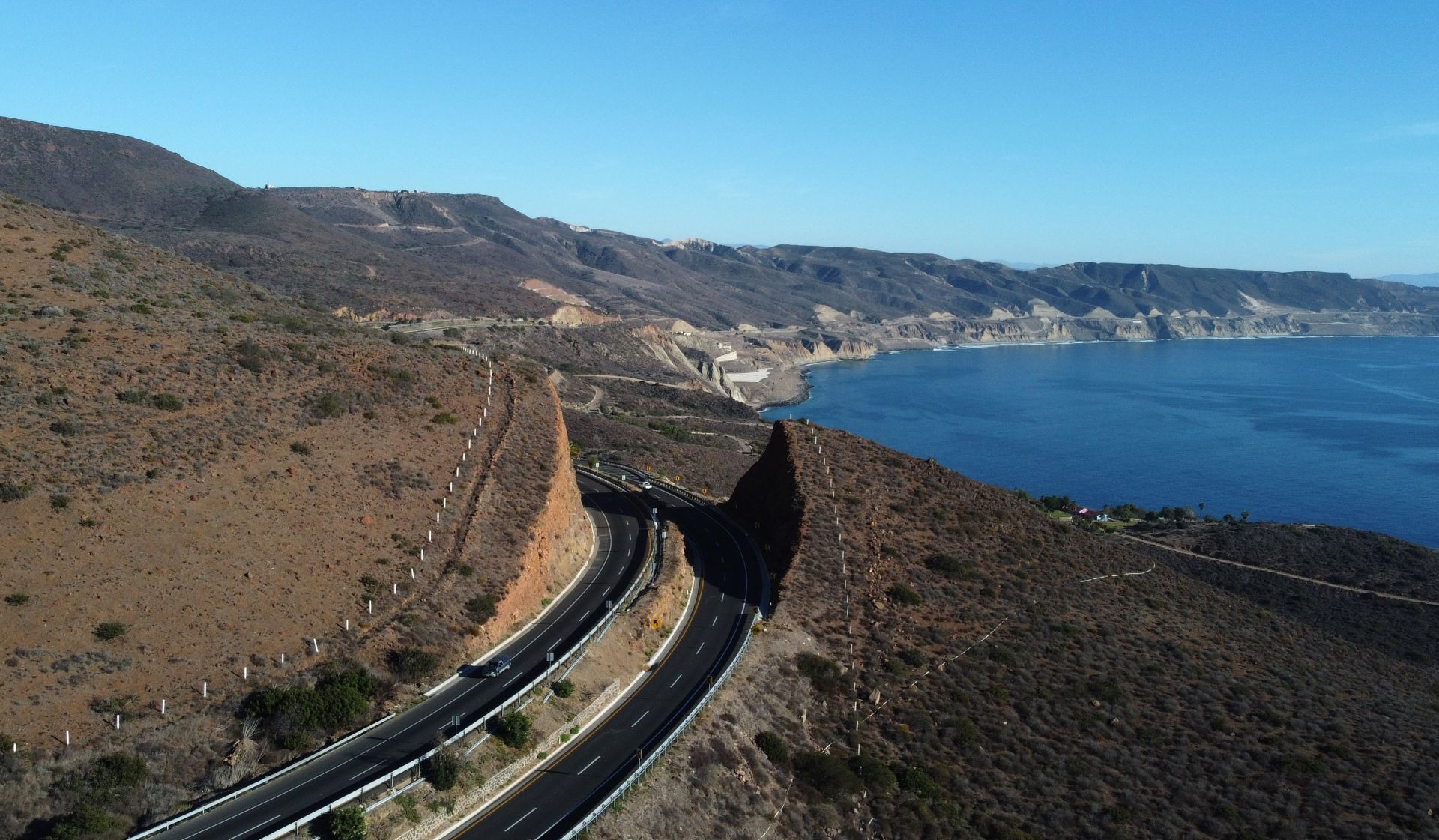 Ante riesgo de colapso, urgen vías alternas para la carretera escénica de Ensenada