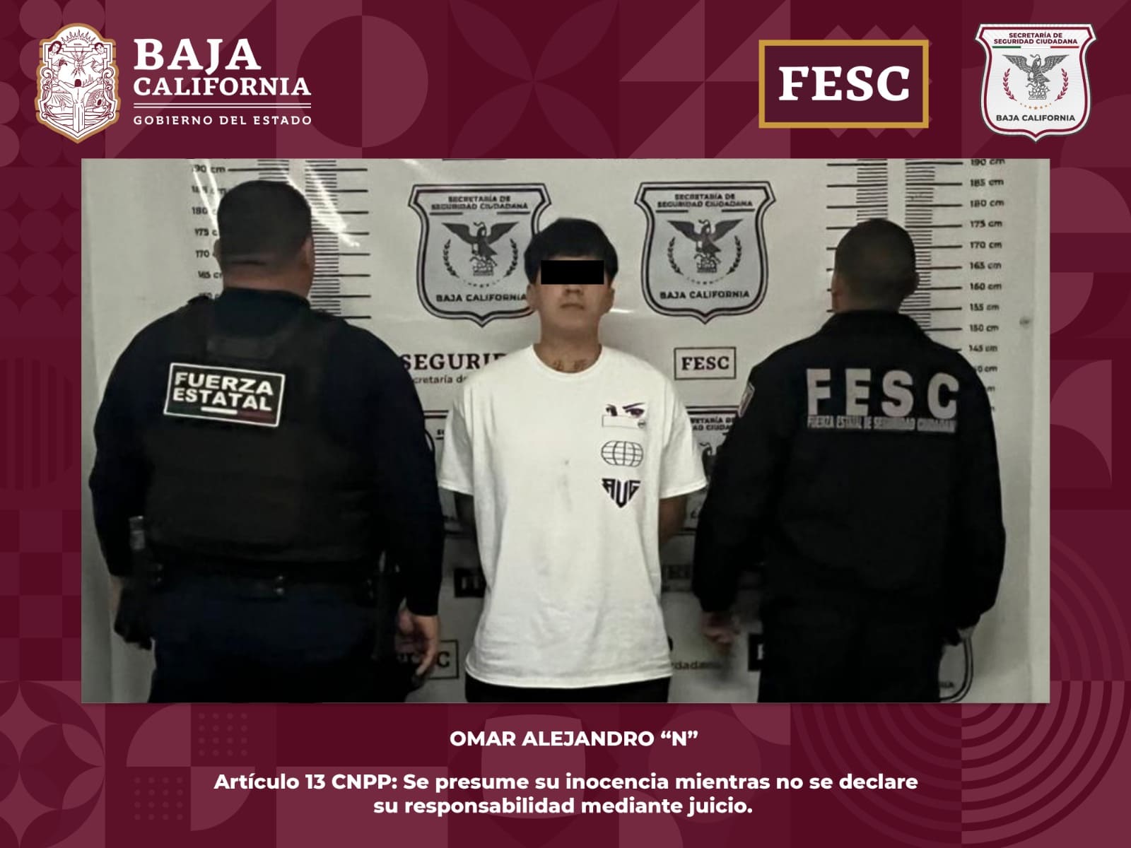 ASEGURA FESC A SEIS HOMBRES CON DIVERSAS DOSIS DE DROGAS EN LOS MUNICIPIOS DE TIJUANA Y ENSENADA