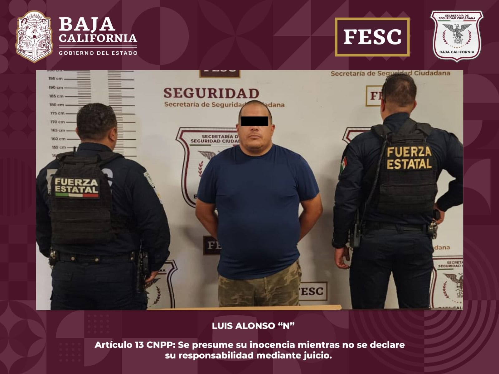 DETIENE FESC A HOMBRE ARMADO Y CON ORDEN DE APREHENSIÓN