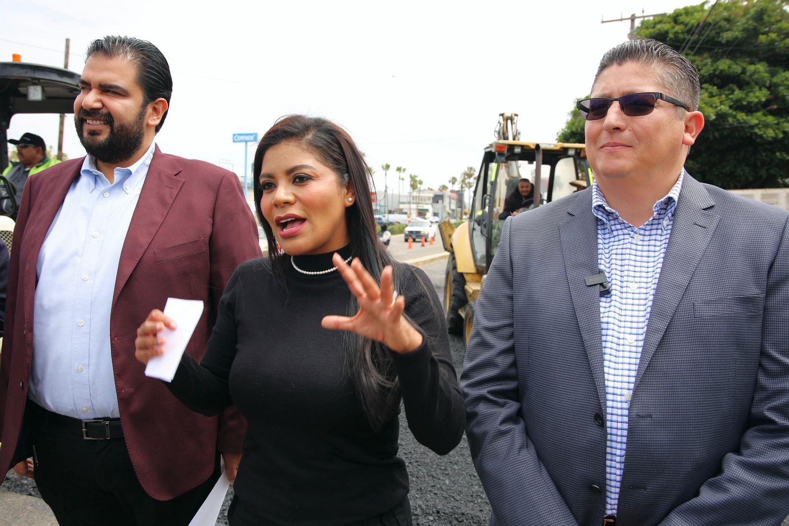 Ayuntamiento de Tijuana avanza con programa de bacheo en playas