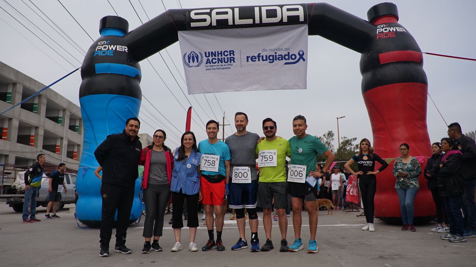 Corren 500 en Tijuana con los refugiados 5K