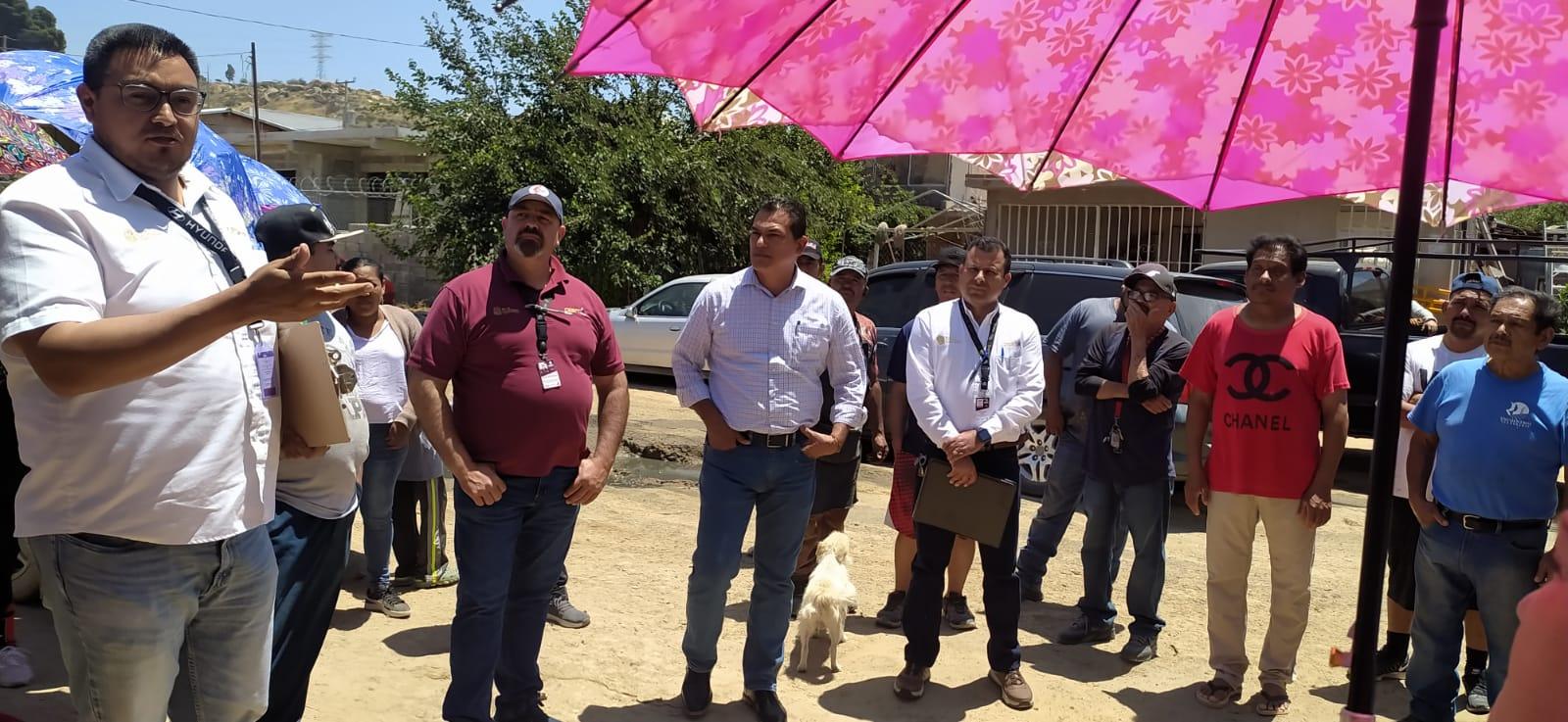 Anuncia CESPT introducción de red de agua potable para la colonia rancho Santa Fe