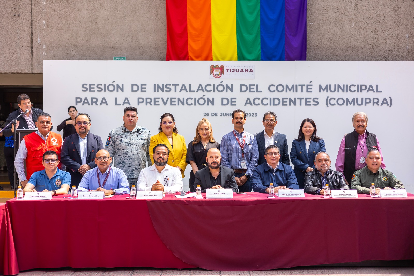 Ayuntamiento de Tijuana instala comité municipal para la prevención de accidentes