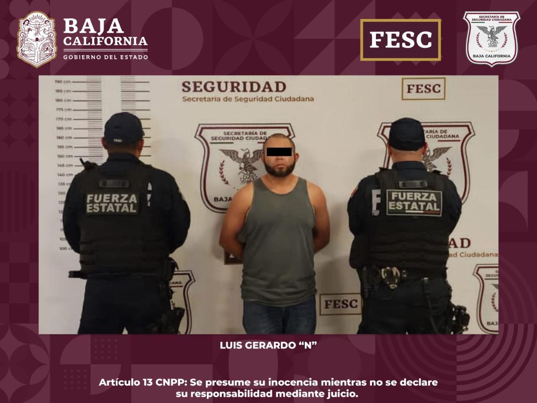 Detiene FESC a un hombre con orden de aprehensión activa por homicidio calificado en grado de tentativa