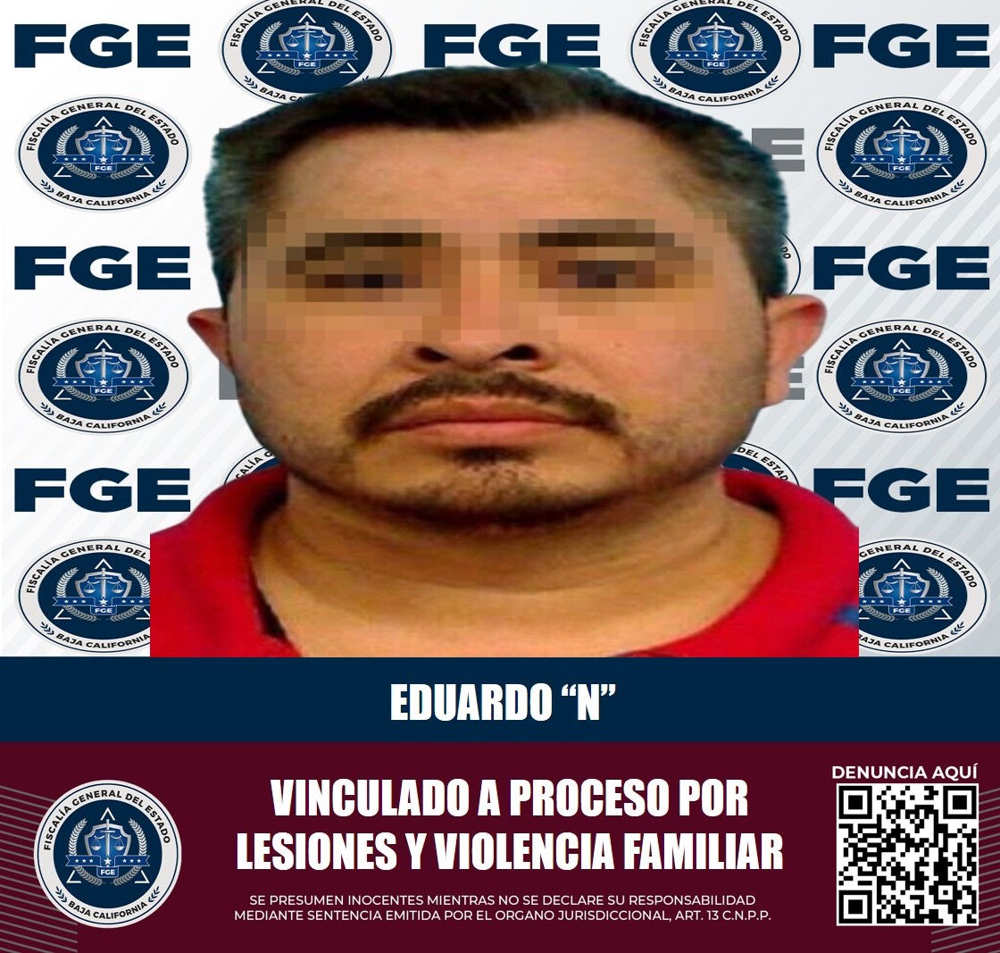 Es vinculado a proceso hombre acusado de los delitos de lesiones y violencia familiar