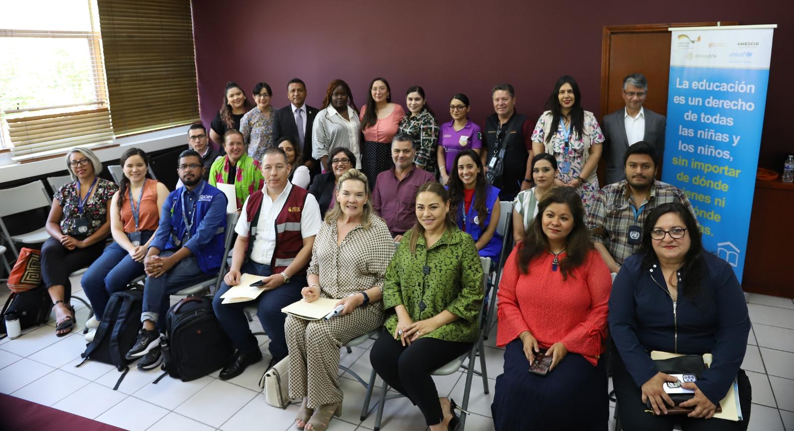 Realiza Secretaría de Educación tercera mesa intersectorial de inclusión de niñas, niños y adolescentes en situación de movilidad