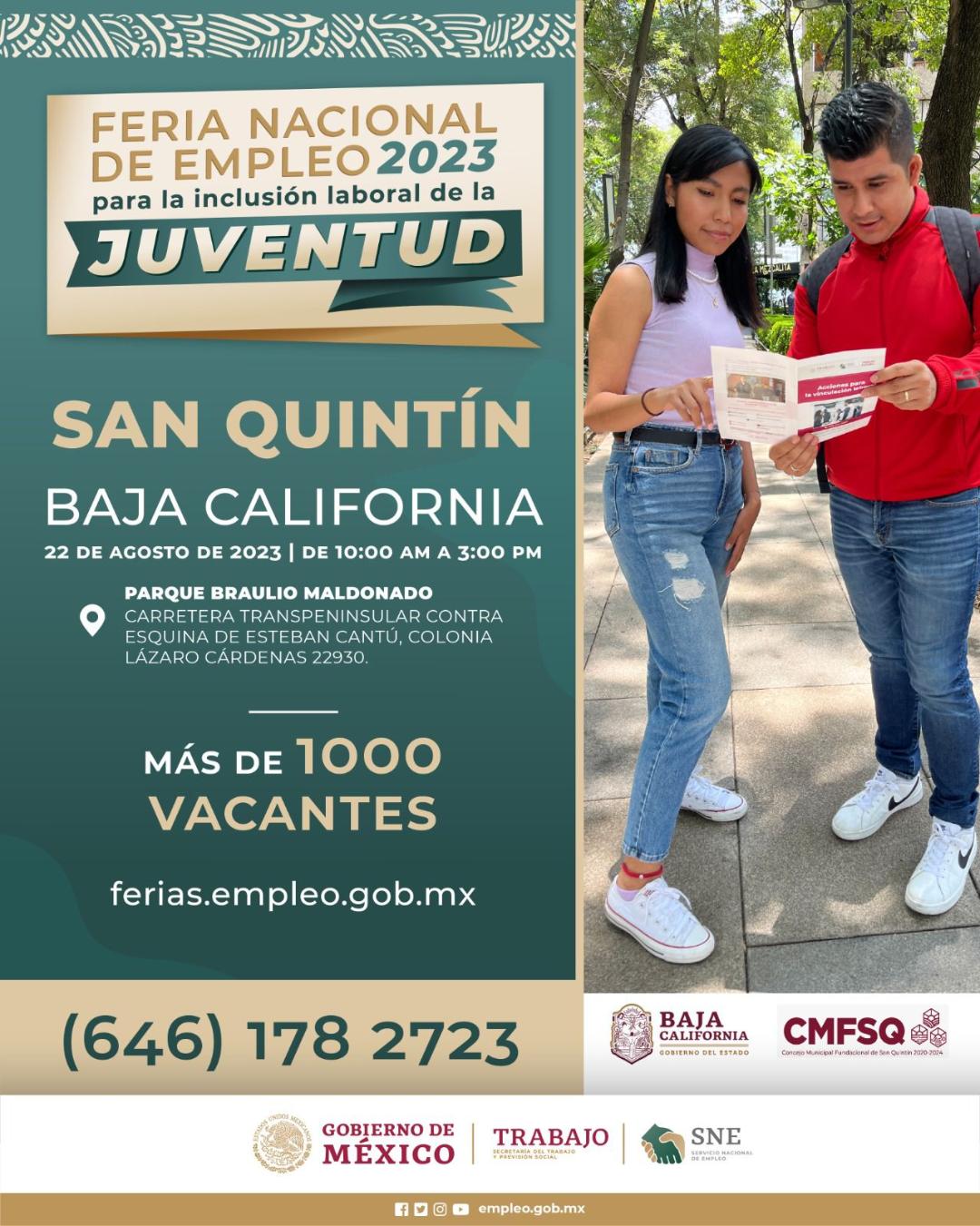 Acercan ofertas de empleo a jóvenes de San Quintín y Tijuana