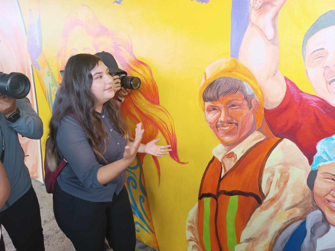 Inauguran mural comunitario en Garita de Otay