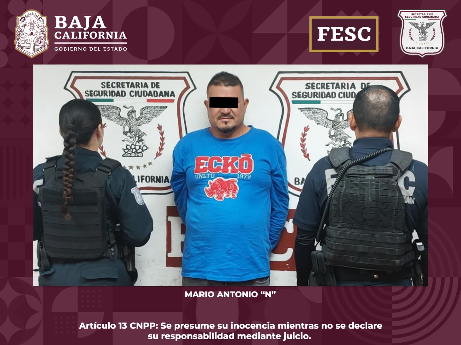 RESCATA FUERZA ESTATAL A MUJER VÍCTIMA DE VIOLENCIA FAMILIAR EN MEXICALI