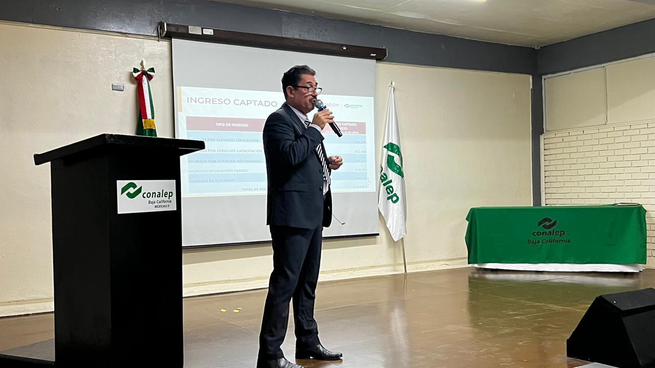 Informa CONALEP BC logros en rendición de cuentas del ciclo escolar 2022-2023