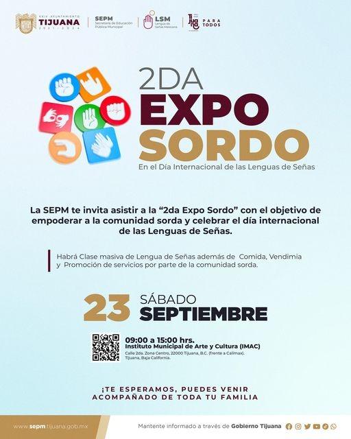 Ayuntamiento de Tijuana realizará segunda edición Expo Sordo