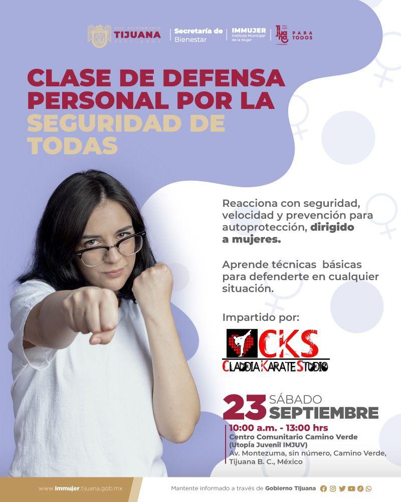 IMMUJER impartirá clase de defensa personal para mujeres