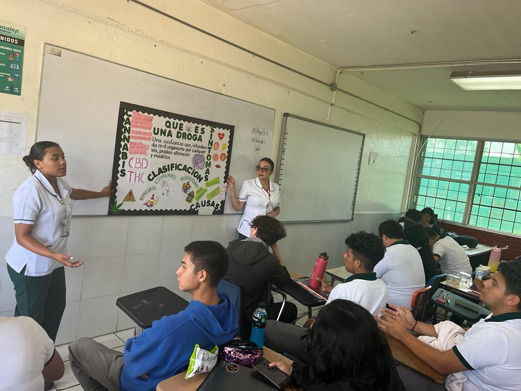 Concientiza CONALEP Tijuana II a sus estudiantes sobre las consecuencias y daños del consumo de marihuana