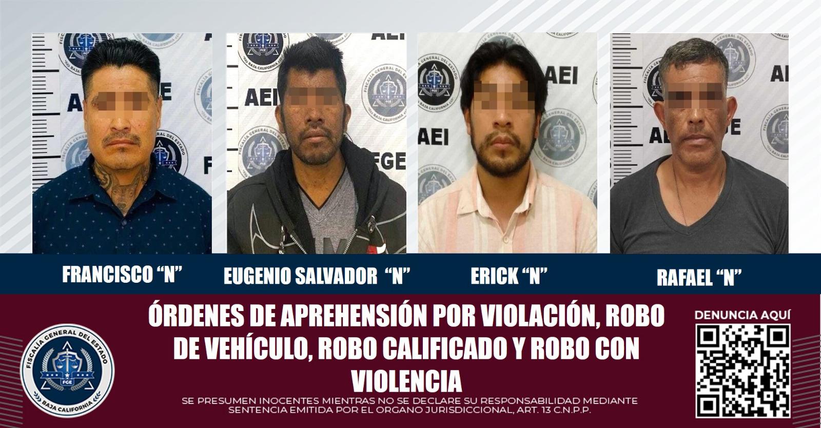 Agentes investigadores de la FGE cumplimentan cuatro mandamientos judiciales