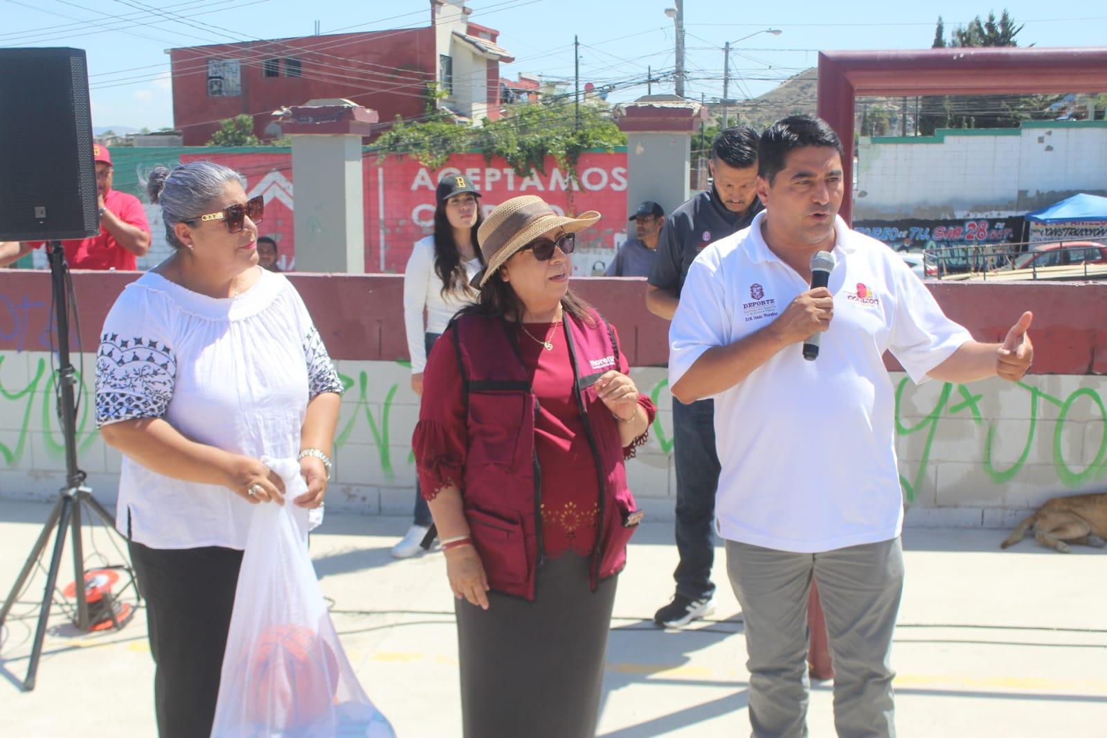 Promueve Erik “El Terrible” Morales deporte popular en Villas II