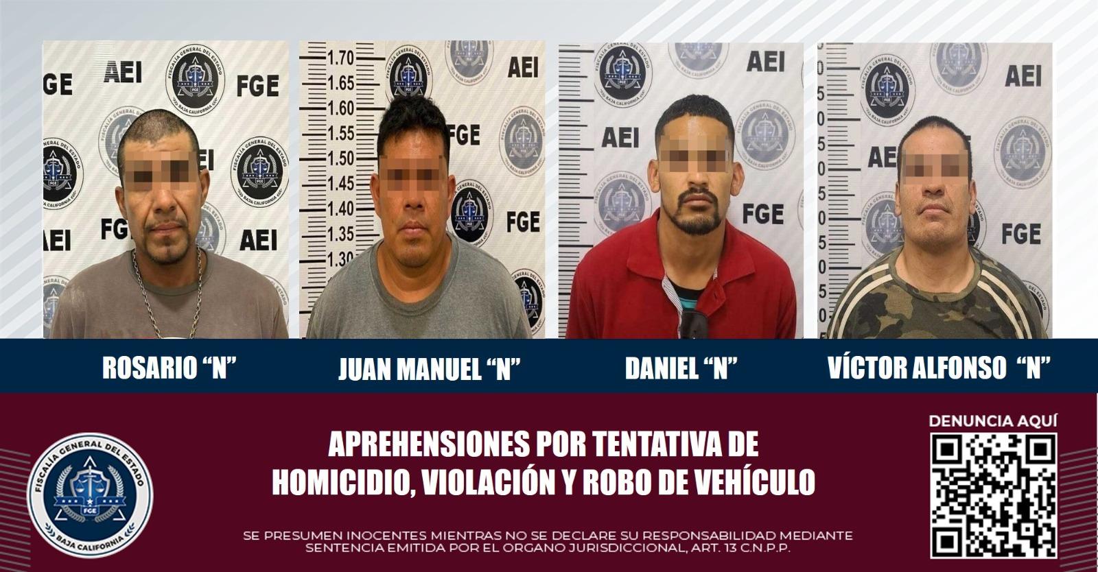 Cumplimenta grupo de aprehensiones de la FGE mandamientos judiciales por tentativa de homicidio, violación y robo de vehículo