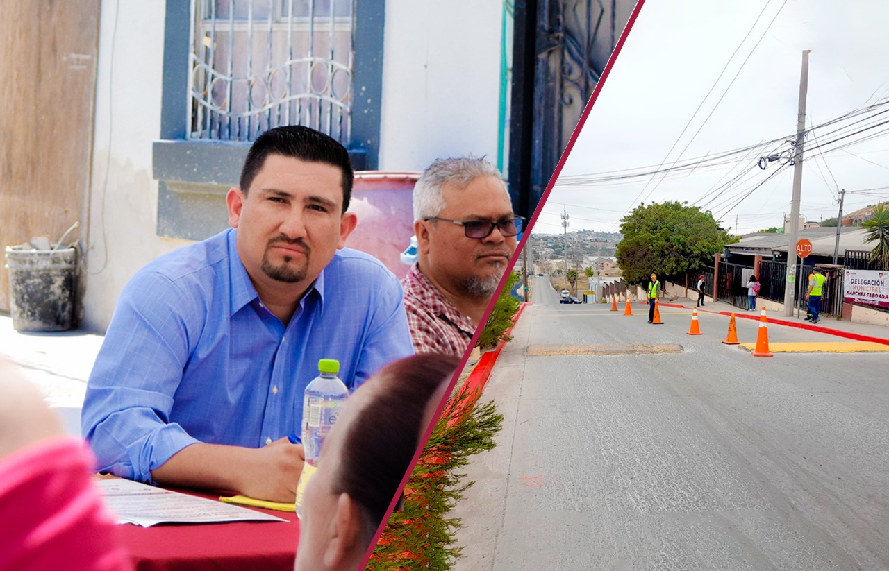 Gestiona síndico Rafael Leyva señalización vial en alrededores de telesecundaria #24