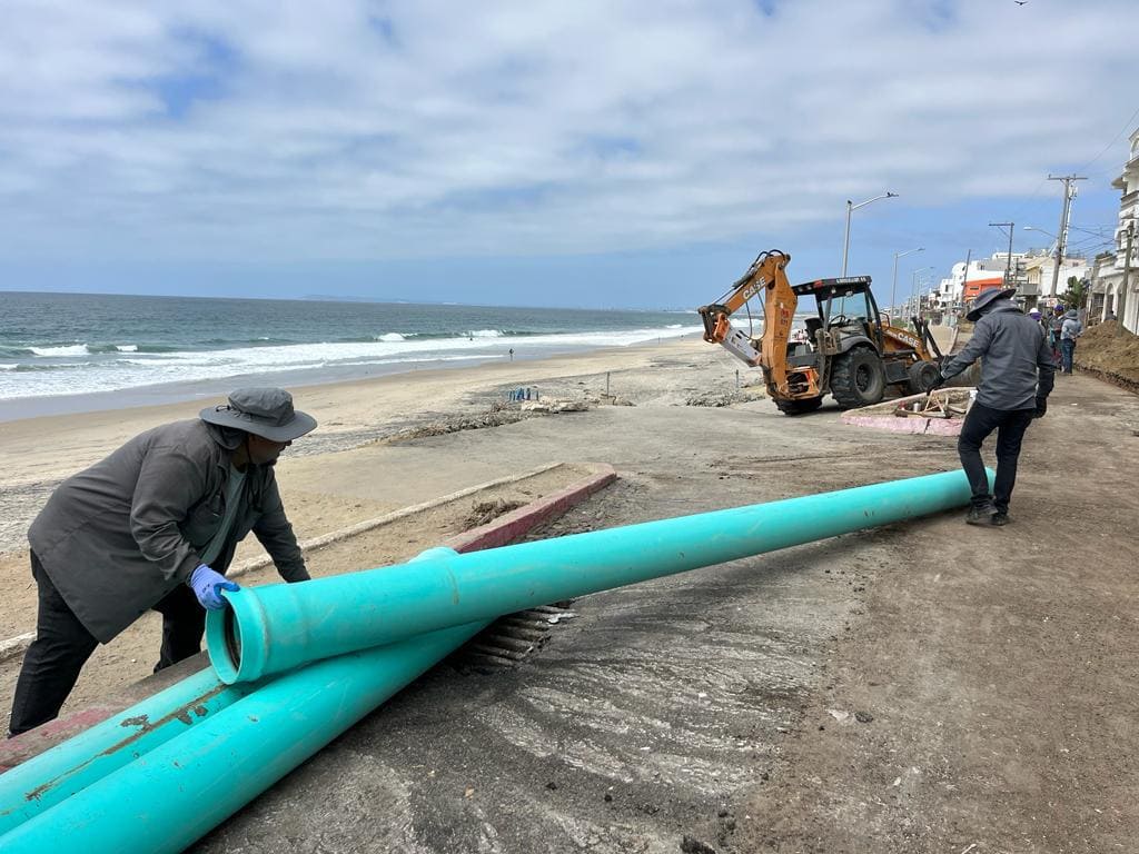 REALIZA CESPT REHABILITACIÓN DE SUBCOLECTOR EN EL PASEO COSTERO DE PLAYAS DE TIJUANA