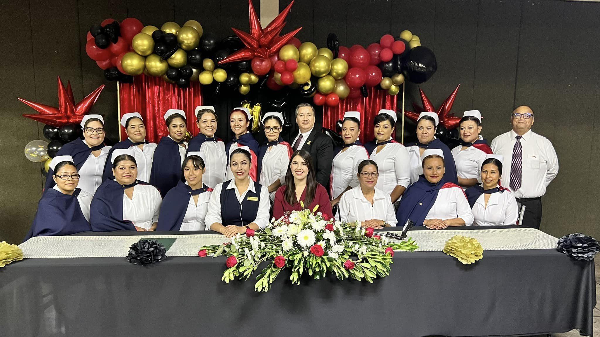 Evangelina Moreno felicitó a la primera Generación egresada del curso de enfermería