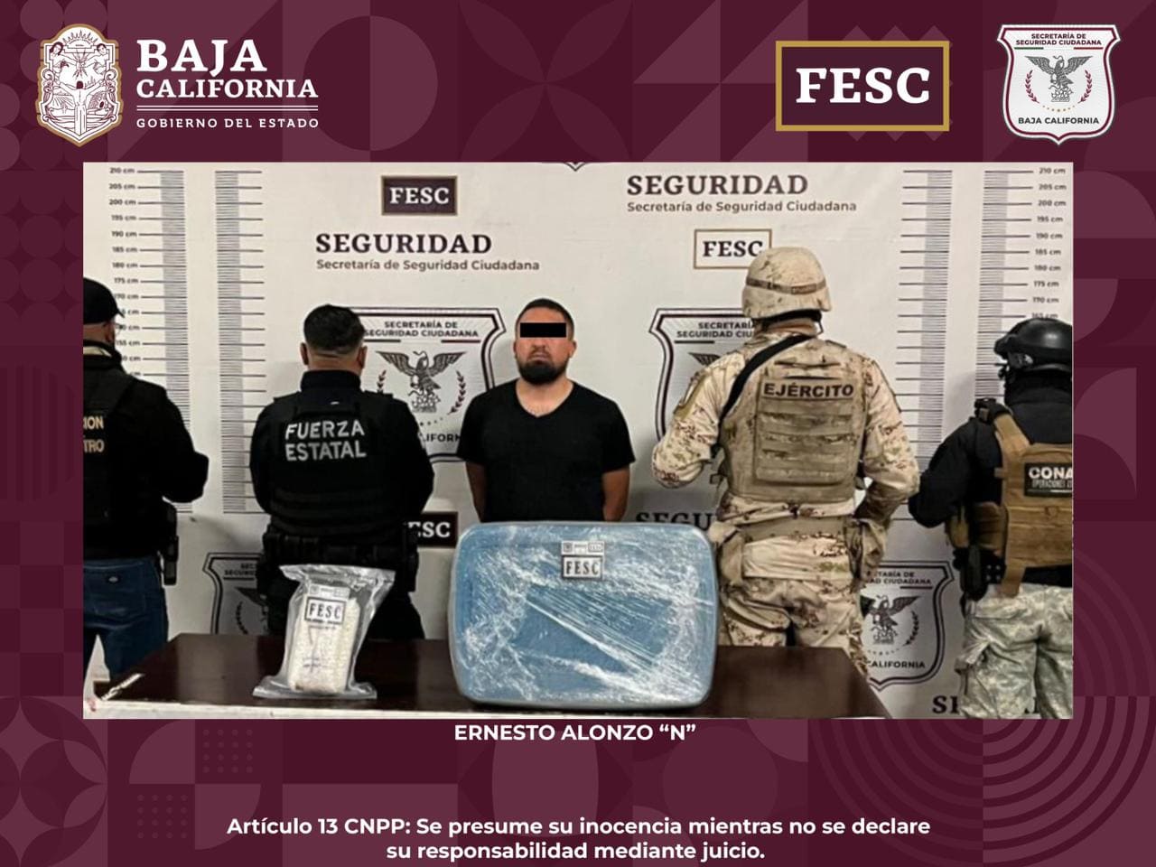 ASEGURA FESC PASTILLAS DE FENTANILO Y COCAÍNA EN TIJUANA; DETIENE A UNA PERSONA INVOLUCRADA