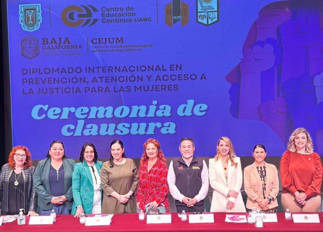 CERTIFICA CEJUM A PARTICIPANTES DEL DIPLOMADO INTERNACIONAL EN ATENCIÓN, PREVENCIÓN Y ACCESO A LA JUSTICIA PARA LAS MUJERES