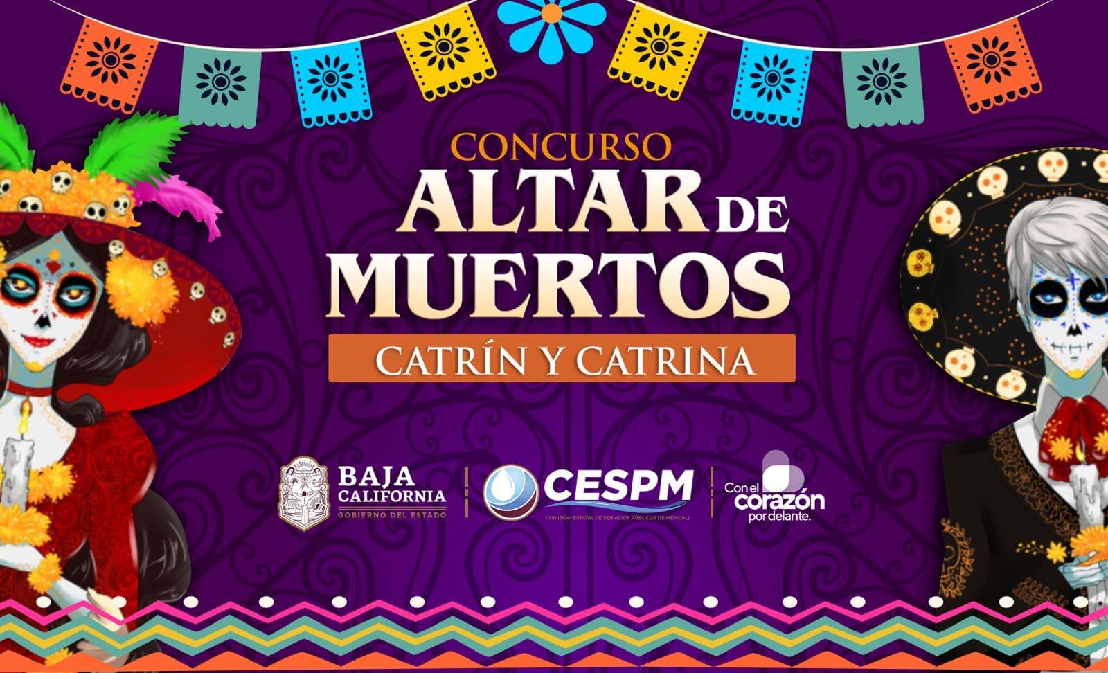 CONVOCA CESPM A SU PERSONAL A PARTICIPAR EN EL CONCURSO DE ALTARES DE MUERTOS Y CATRINAS