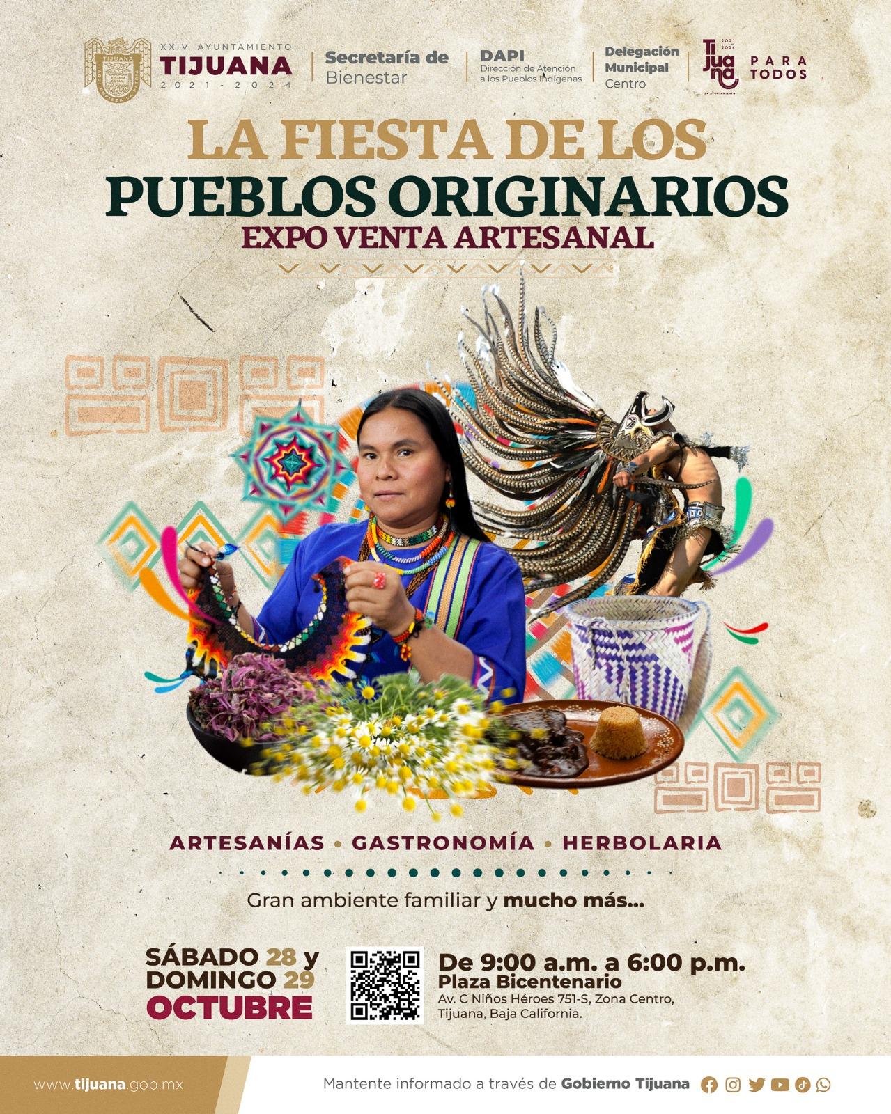 Será plaza bicentenario sede de “La fiesta de los pueblos originarios” organizada por el Ayuntamiento de Tijuana