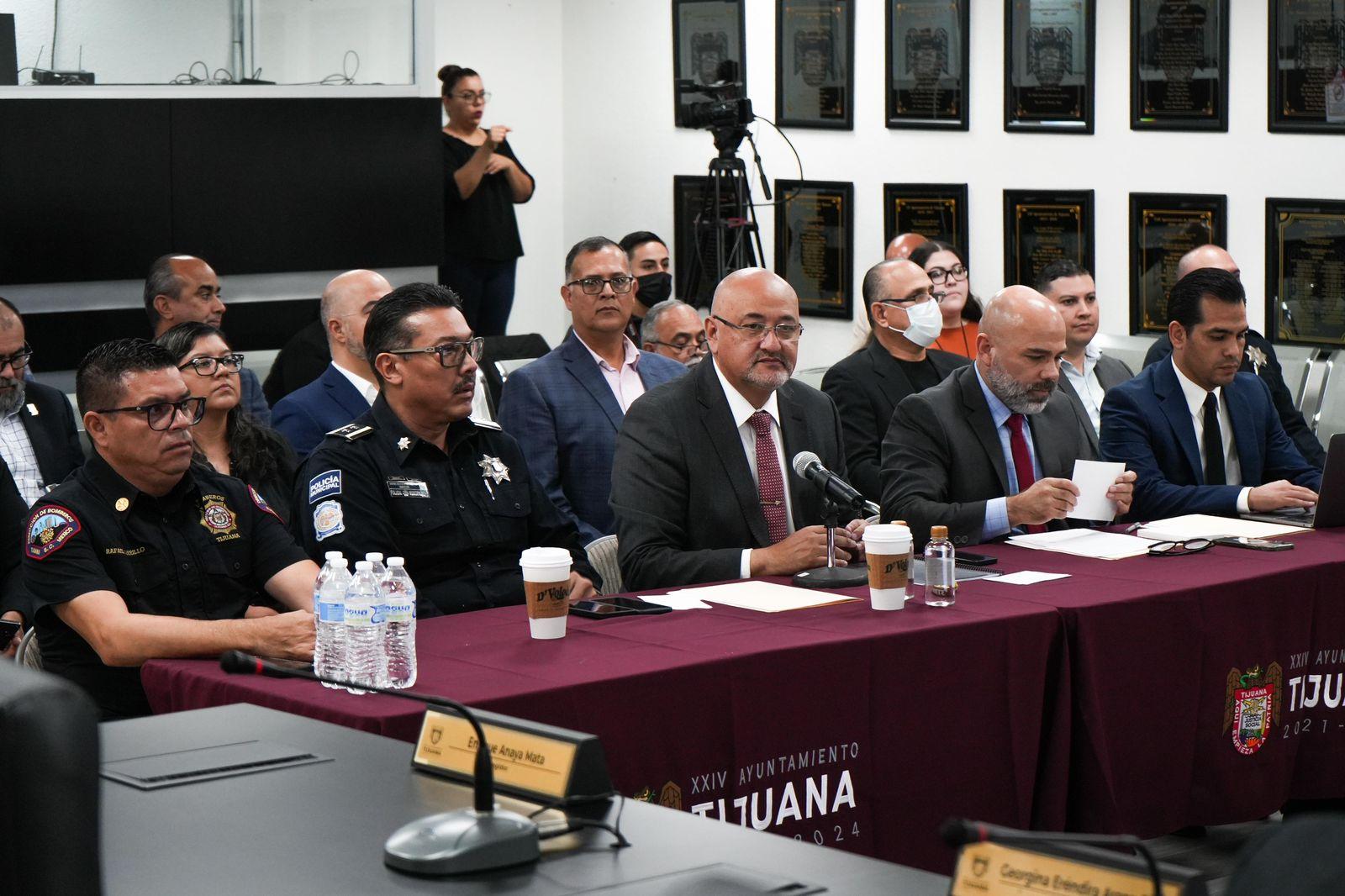 Presenta Secretaría de Seguridad y protección ciudadana glosa del segundo informe ante regidores