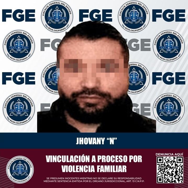 Obtiene la Fiscalía General del Estado vinculación a proceso para imputado por violencia familiar