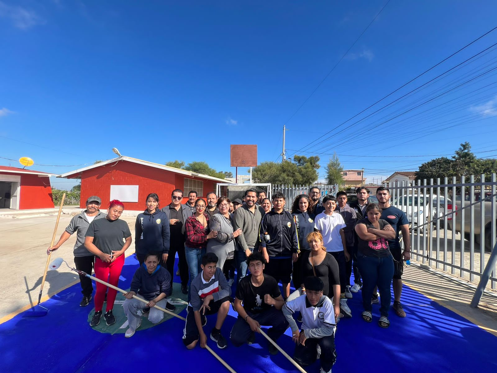 Ayuntamiento de Tijuana transforma 3 canchas deportivas en una semana