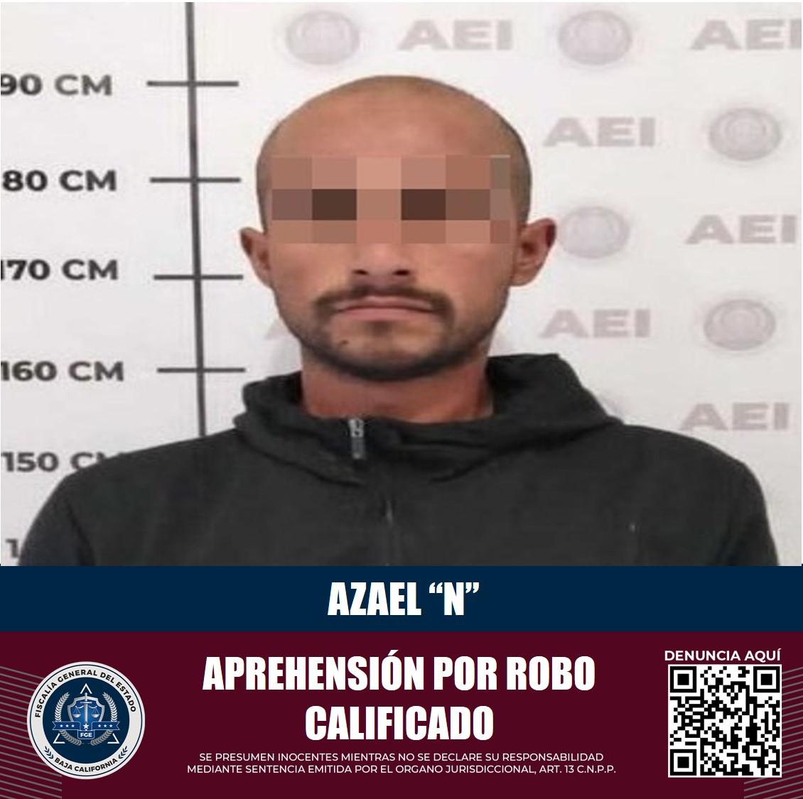 Agentes de la FGE cumplimentan orden de aprehensión a sujeto implicado en el robo a un negocio de café