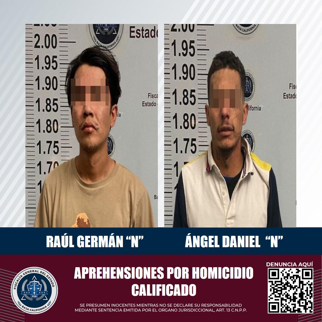 Aprehenden agentes de la Fge a dos sujetos implicados en un homicidio en Playas de Rosarito