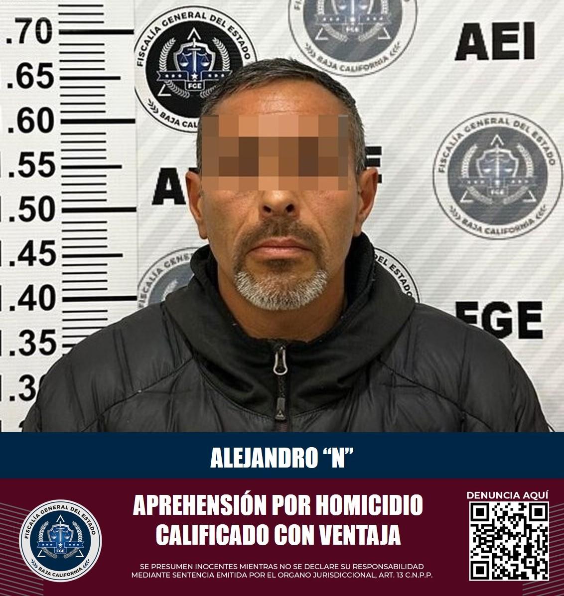 Agentes de la fiscalía cumplimentan orden de aprehensión a presunto homicida