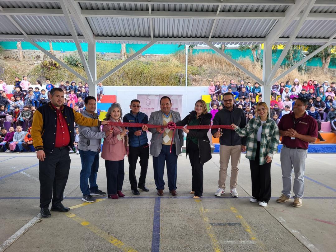 Avanza secretaria de educación con entrega de obras de infraestructura en escuelas de Tecate