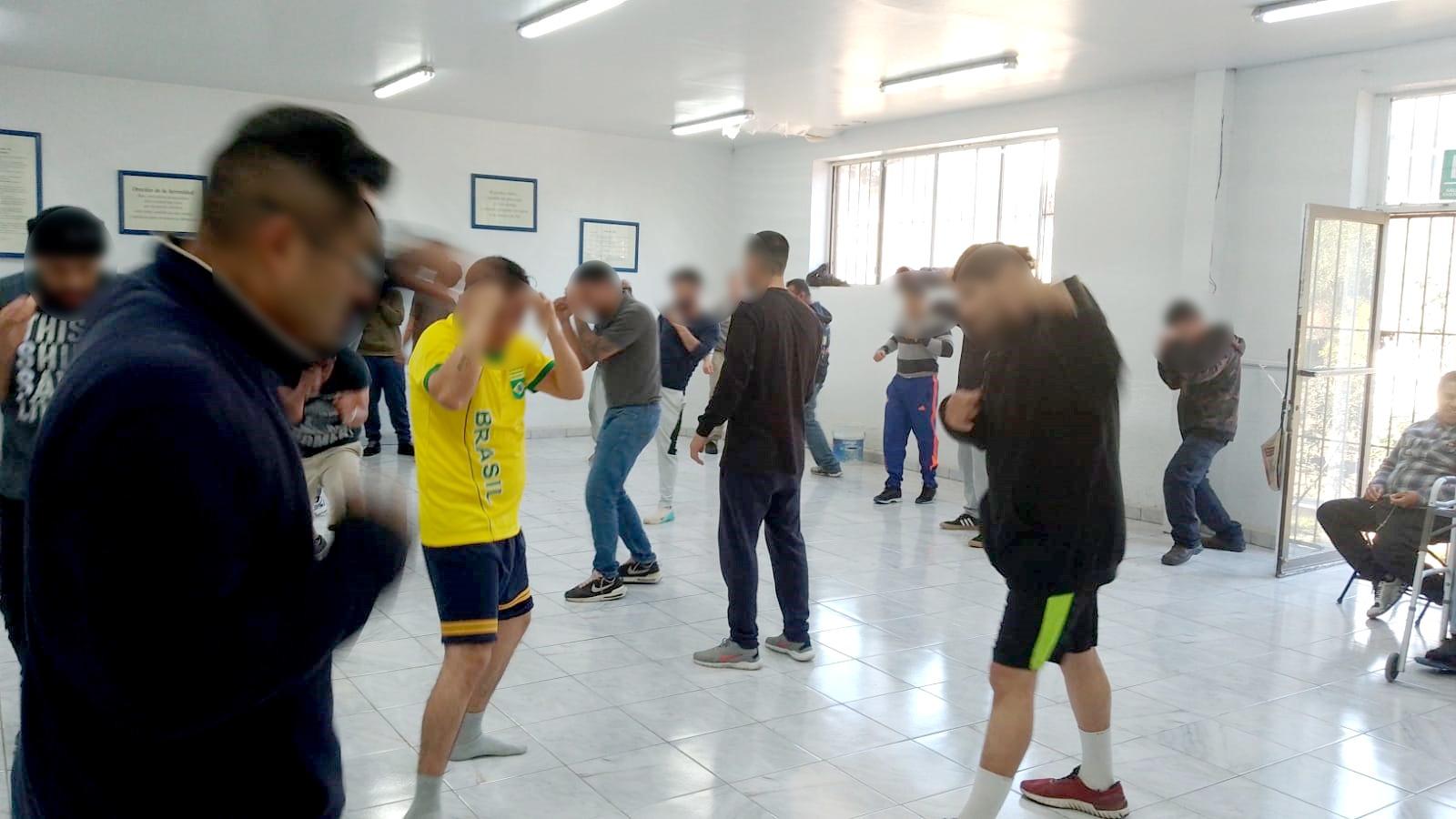 IMCAD integró muay thai en programa de rehabilitación de COTRRSA hombres