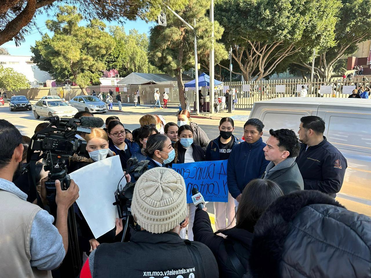 Atiende Gobierno de Baja California demandas de personal de enfermería del Hospital General de Tijuana