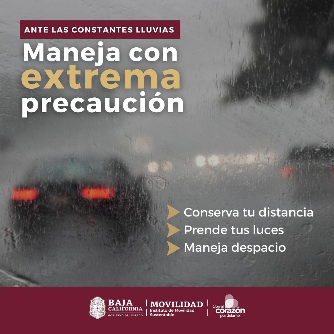 Solicita IMOS a la población reducir al máximo posible la movilidad durante lluvias