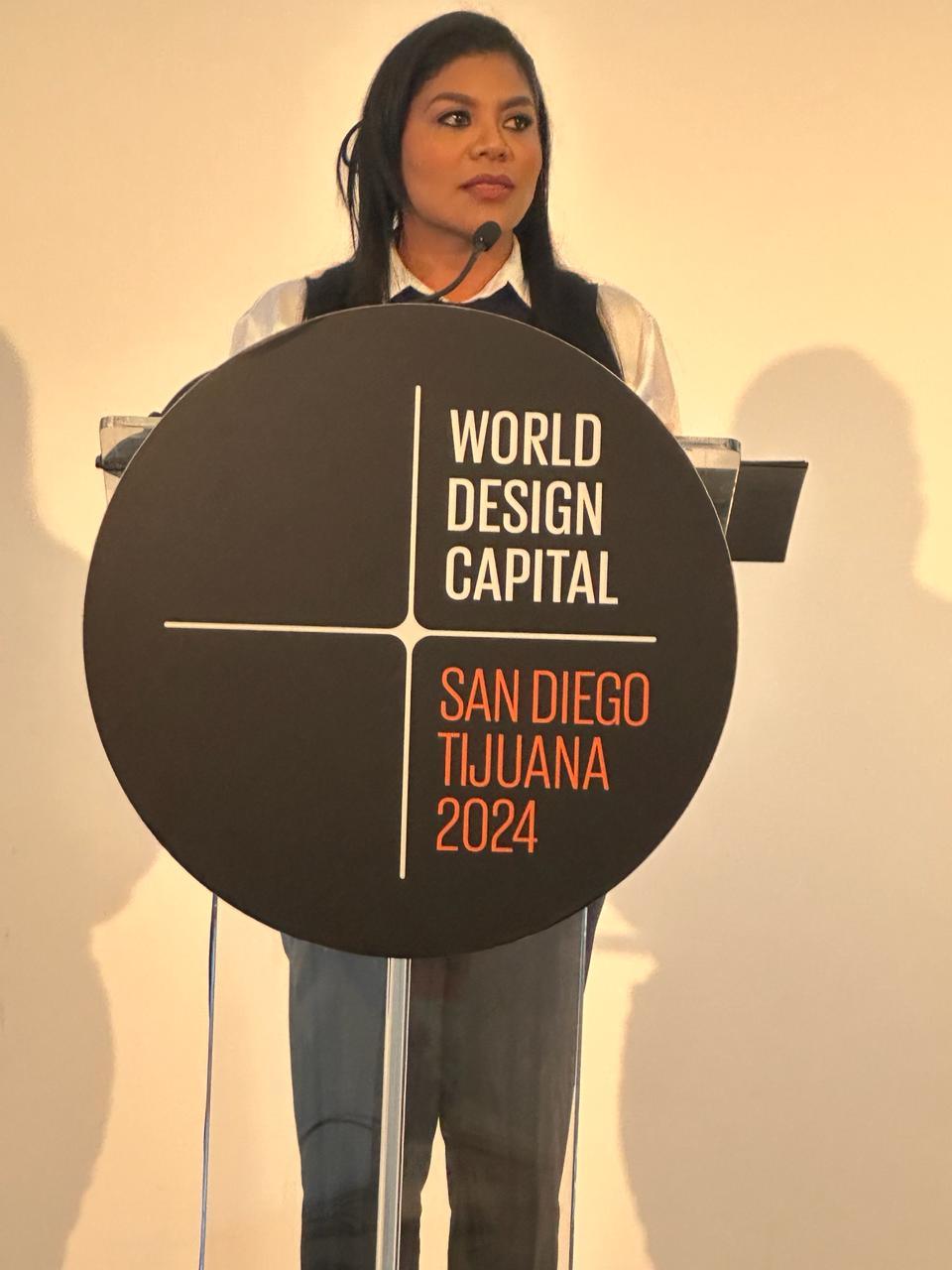 Vivamos San Diego y Tijuana a través del diseño: Montserrat Caballero en evento inicial de wdc 2024