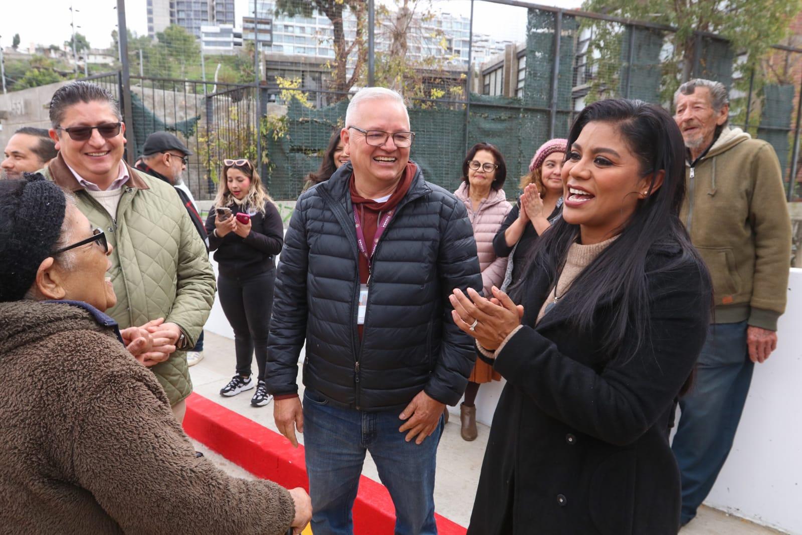 Alcaldesa Montserrat Caballero entregó puente Chula Vista a tijuanenses