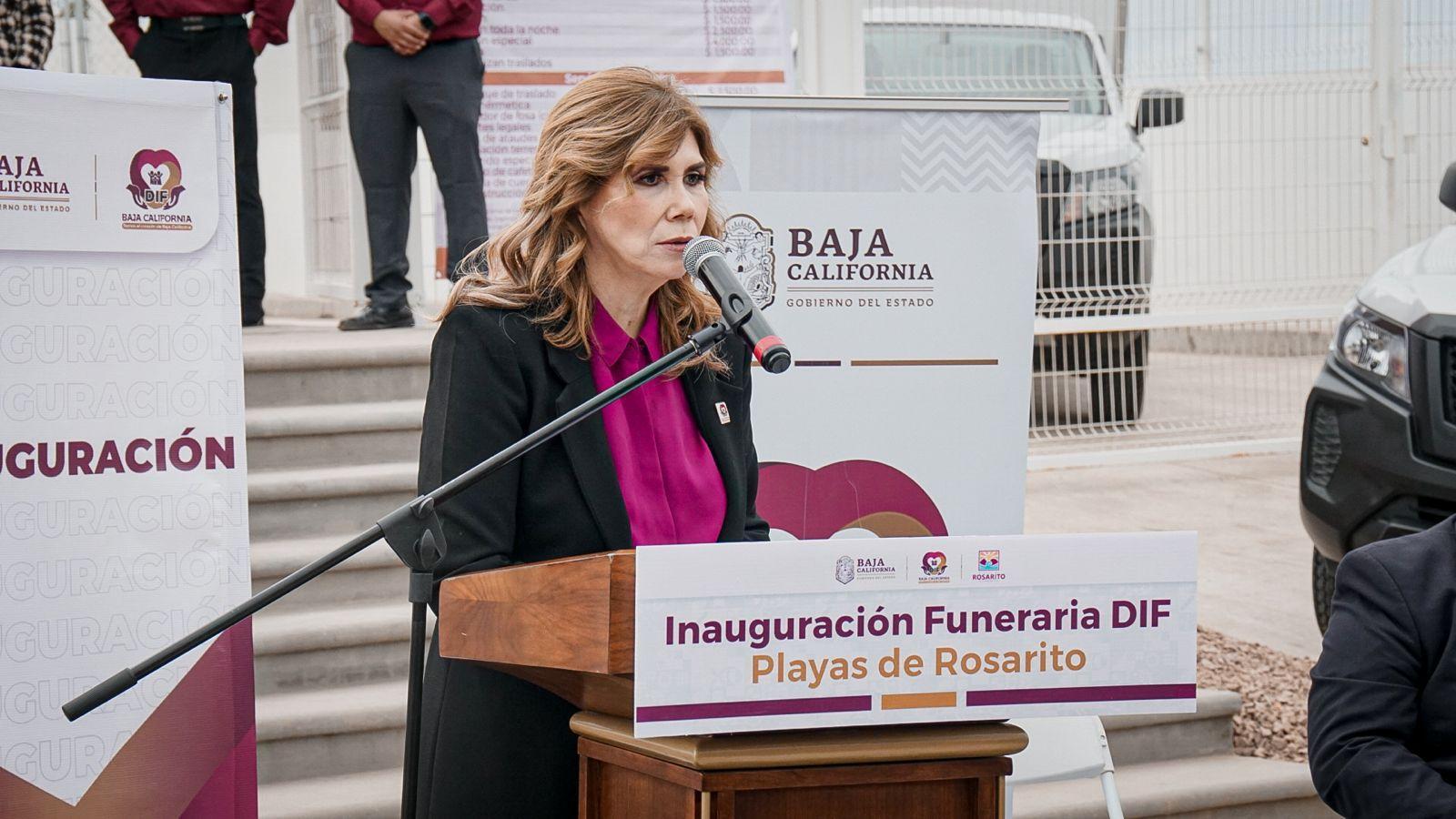 Inaugura DIF edificio de servicios funerarios en Playas de Rosarito