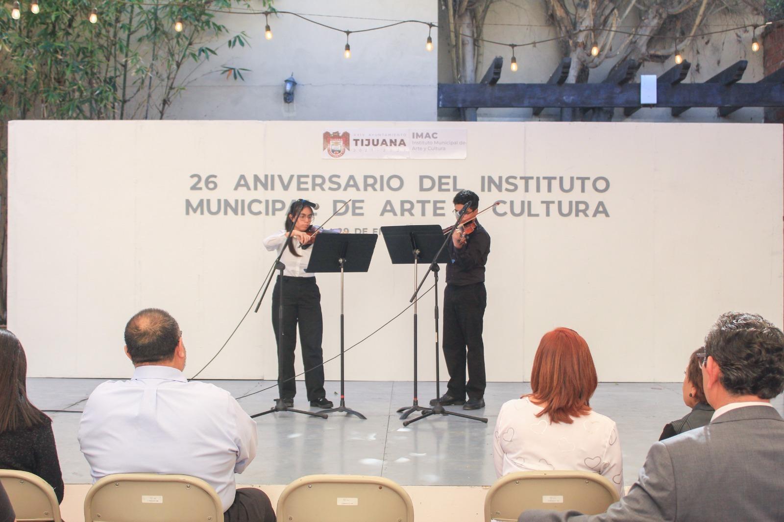 En su 26 Aniversario IMAC se consolida con la promoción y difusión de los valores artísticos y culturales