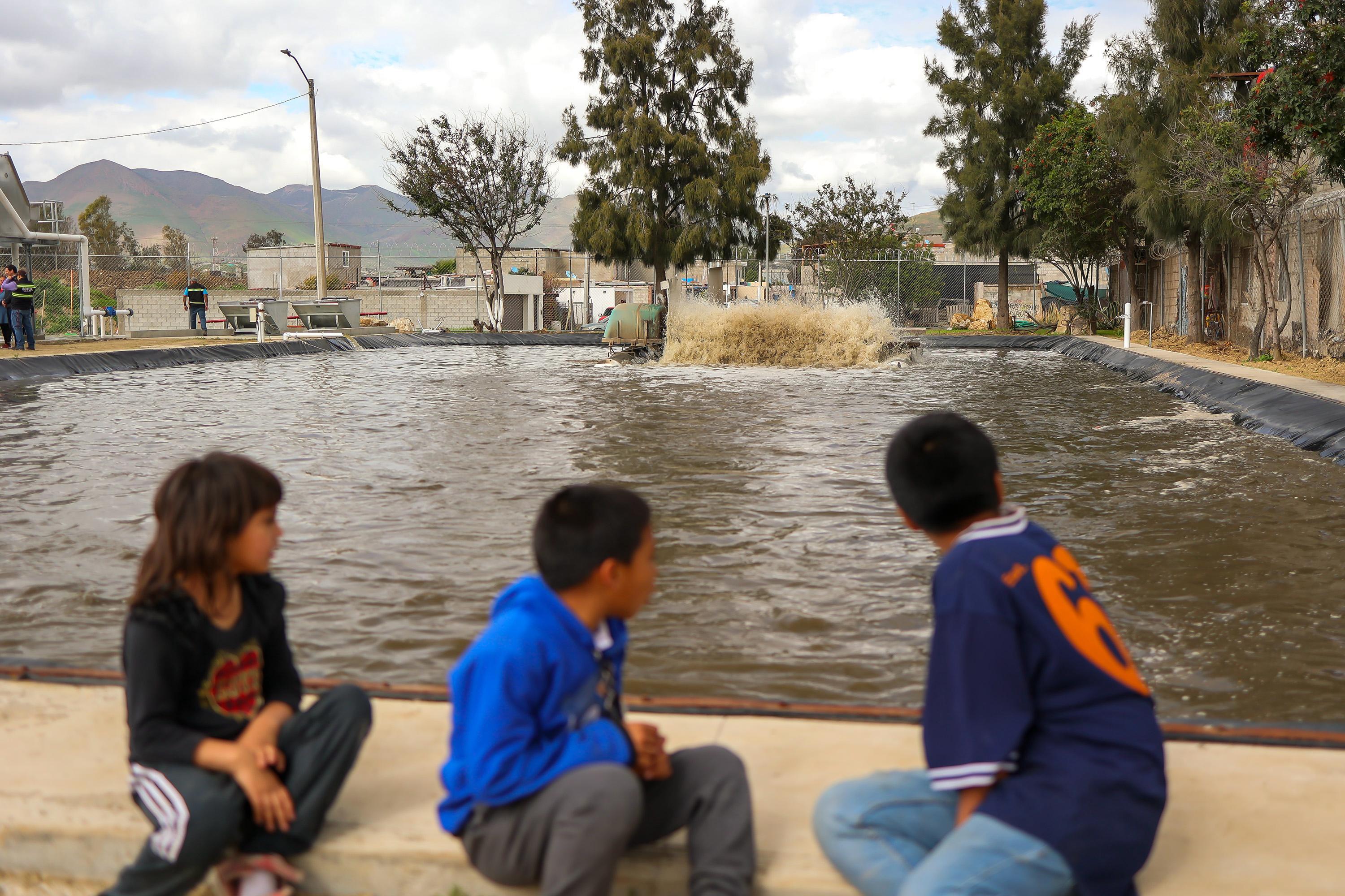 Gobierno de Montserrat Caballero rehabilitó planta de tratamiento de aguas residuales en la colonia Tijuana Progreso