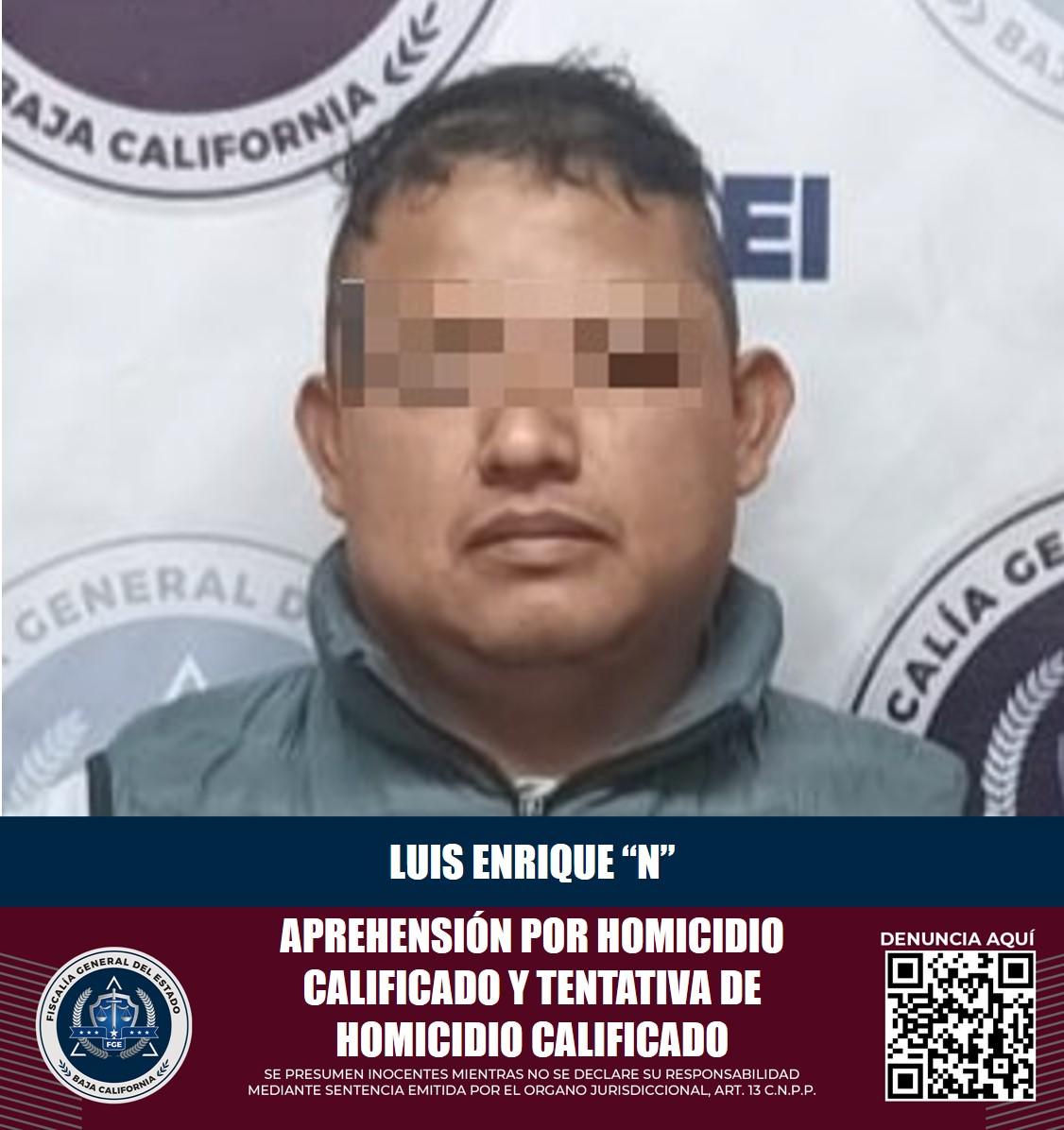 Detiene la Fiscalía General de Baja California a imputado que contaba con orden de aprehensión por homicidio en la Ciudad de México