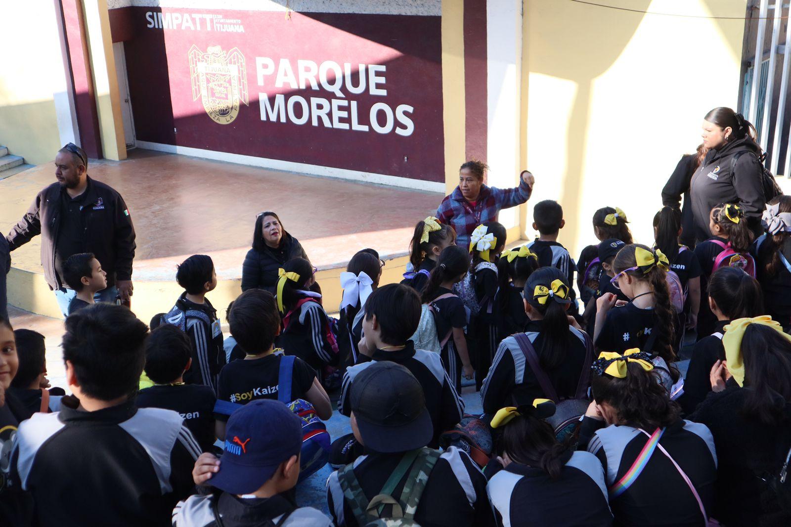 Ofrece SIMPATT recorridos temáticos en el Parque Morelos