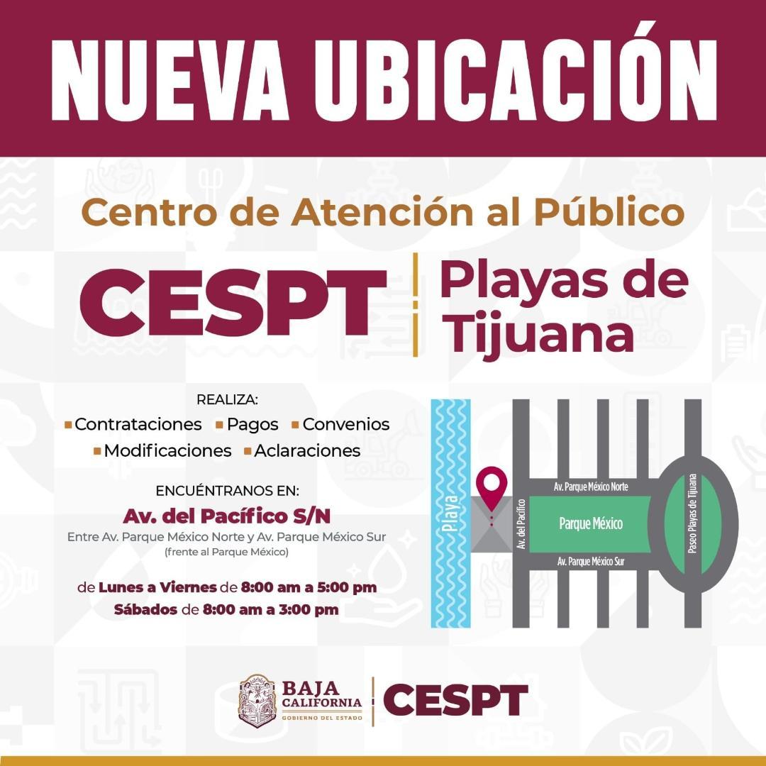 Informa CESPT reubicación del centro de atención en Playas de Tijuana