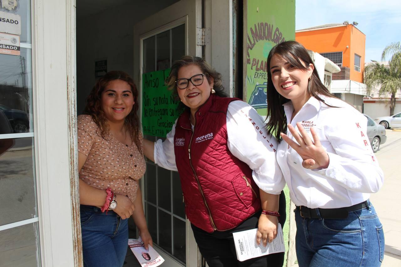 Con un consolidada trayectoria Evangelina Moreno continúa su campaña por el 5to distrito