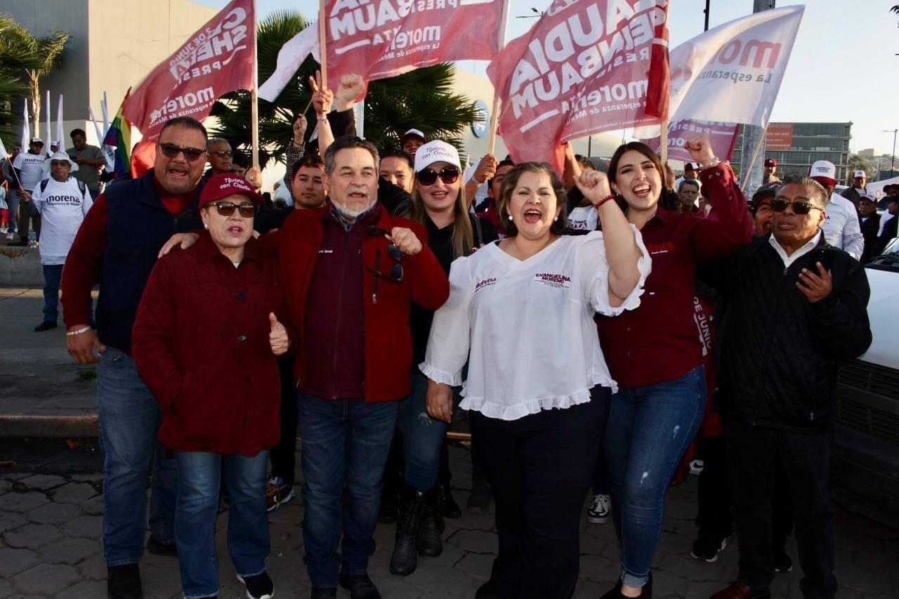 Evangelina Moreno promueve la visita de Sheinbaum al Estado: “Tijuana se viste de fiesta” 