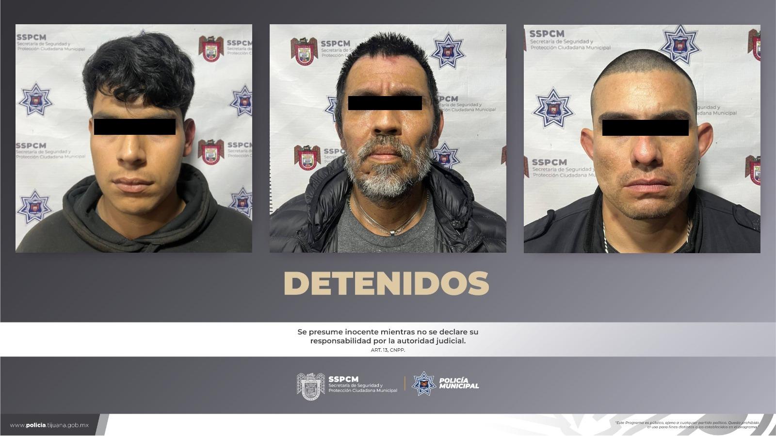 Policía Municipal detiene a sujetos armados