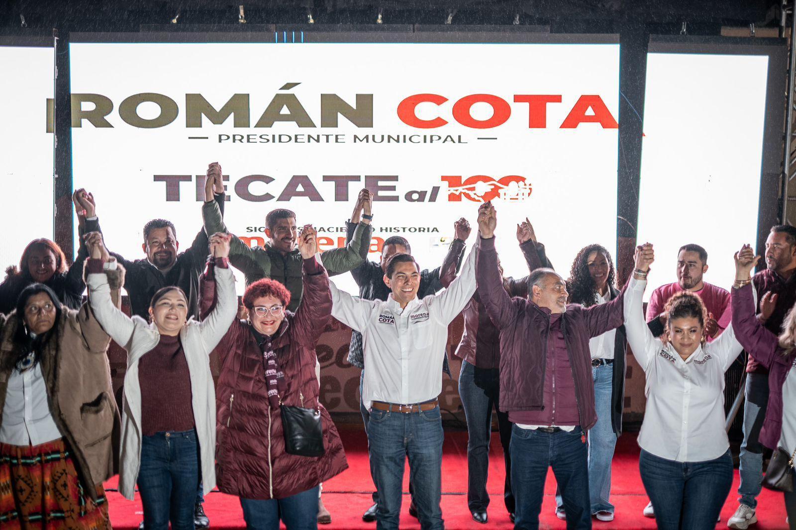 Vamos a transformar a Tecate en una ciudad al 100: Román Cota