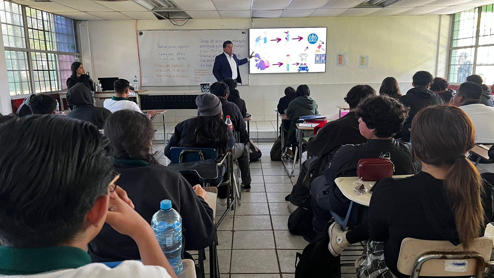 Participan 400 estudiantes de CONALEP plantel Tijuana II en jornada de prevención de violencia “hagamos equipo”